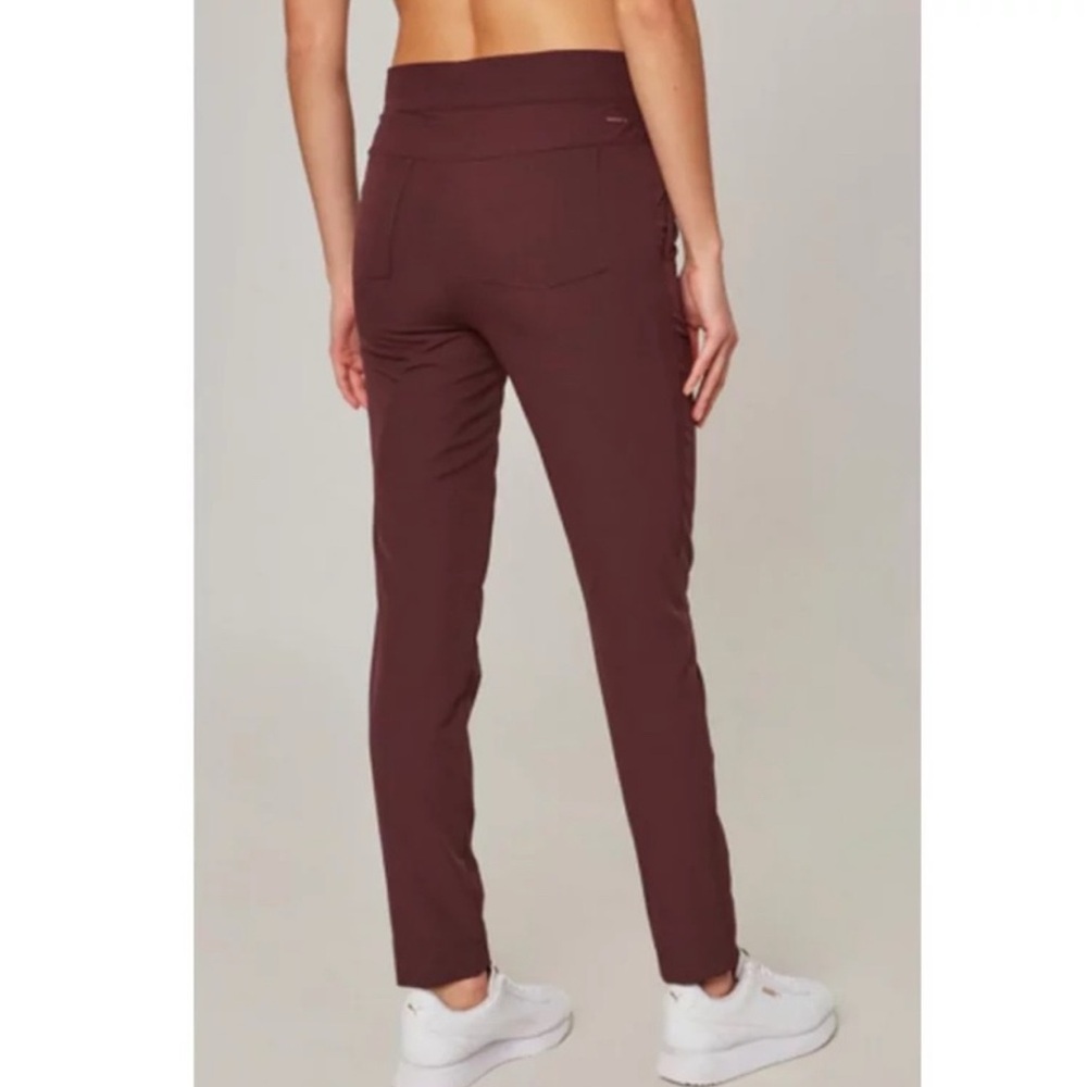 Mondetta Lined Tailored Pant Womens 4 Brown High‎ Rise Stretch Moisture Wicking - Picture 2 of 10